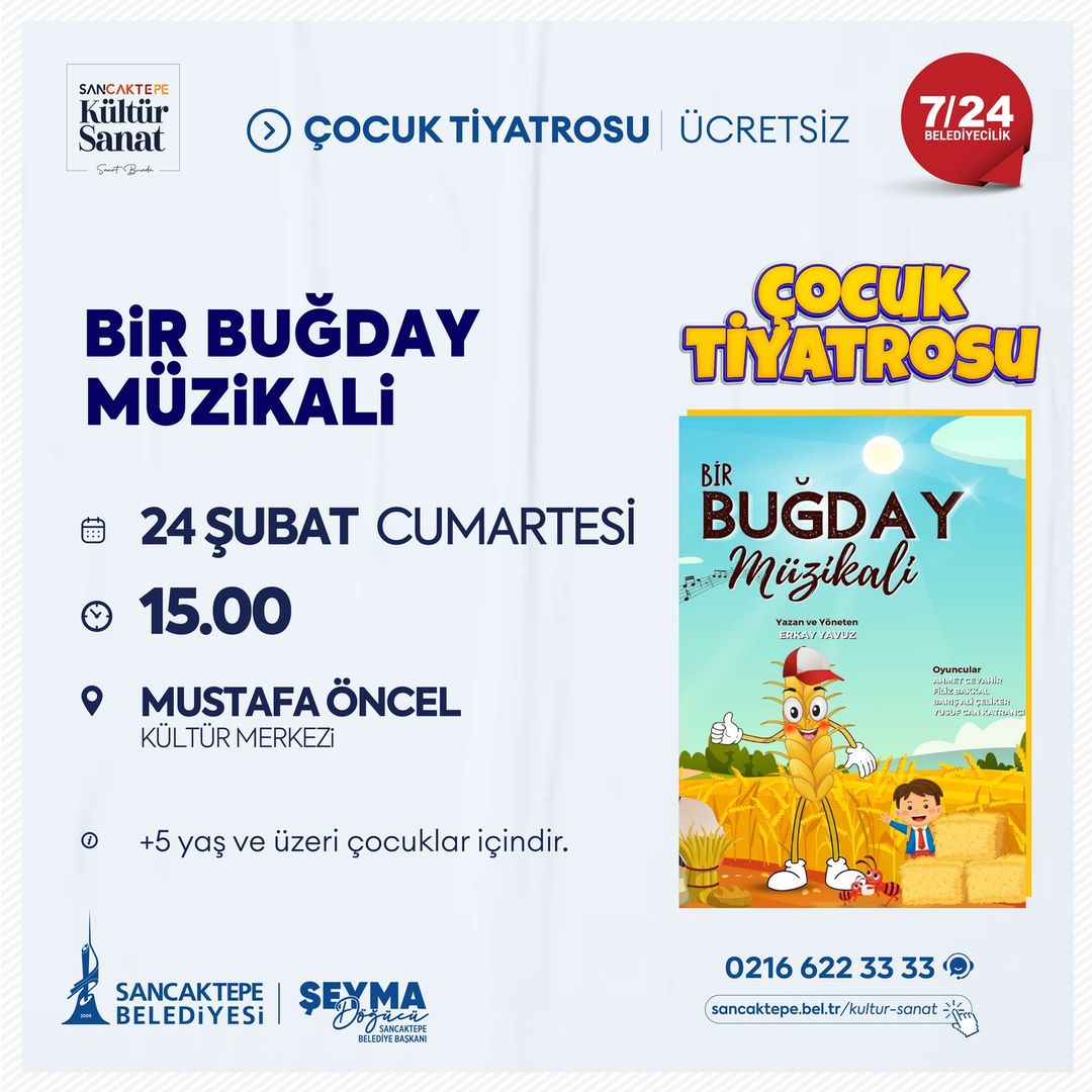 Sancaktepe Kültür Sanat - "Bir Buğday Müzikali" Çocuk Tiyatrosu